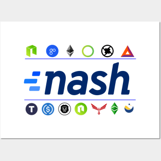 "nash initial coins" Posters and Art